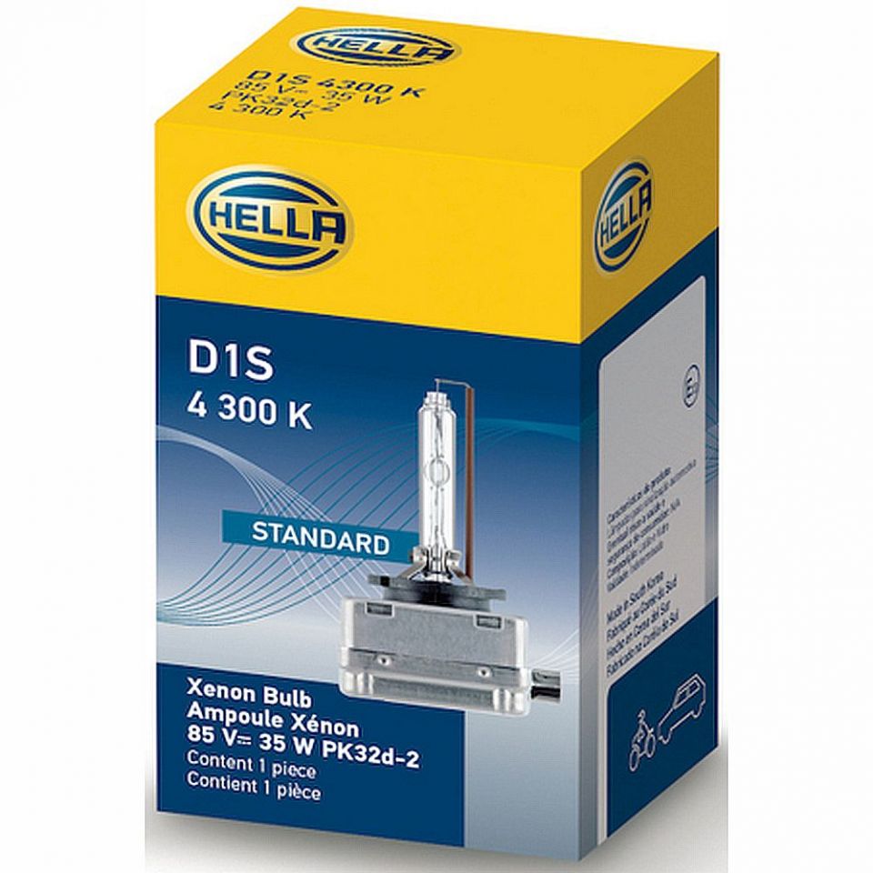 Amazon.com: Hella D1S 5000 K Bulb D1S Pk32D-2, 5000 K, 85V